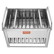 Commercial Popsicle Moulds, 40PCS Round-Head Ice Pop Moulds with Double Slot, Stainless Steel Ice Lolly V952-SYBBMJZFX400HM5XAV0