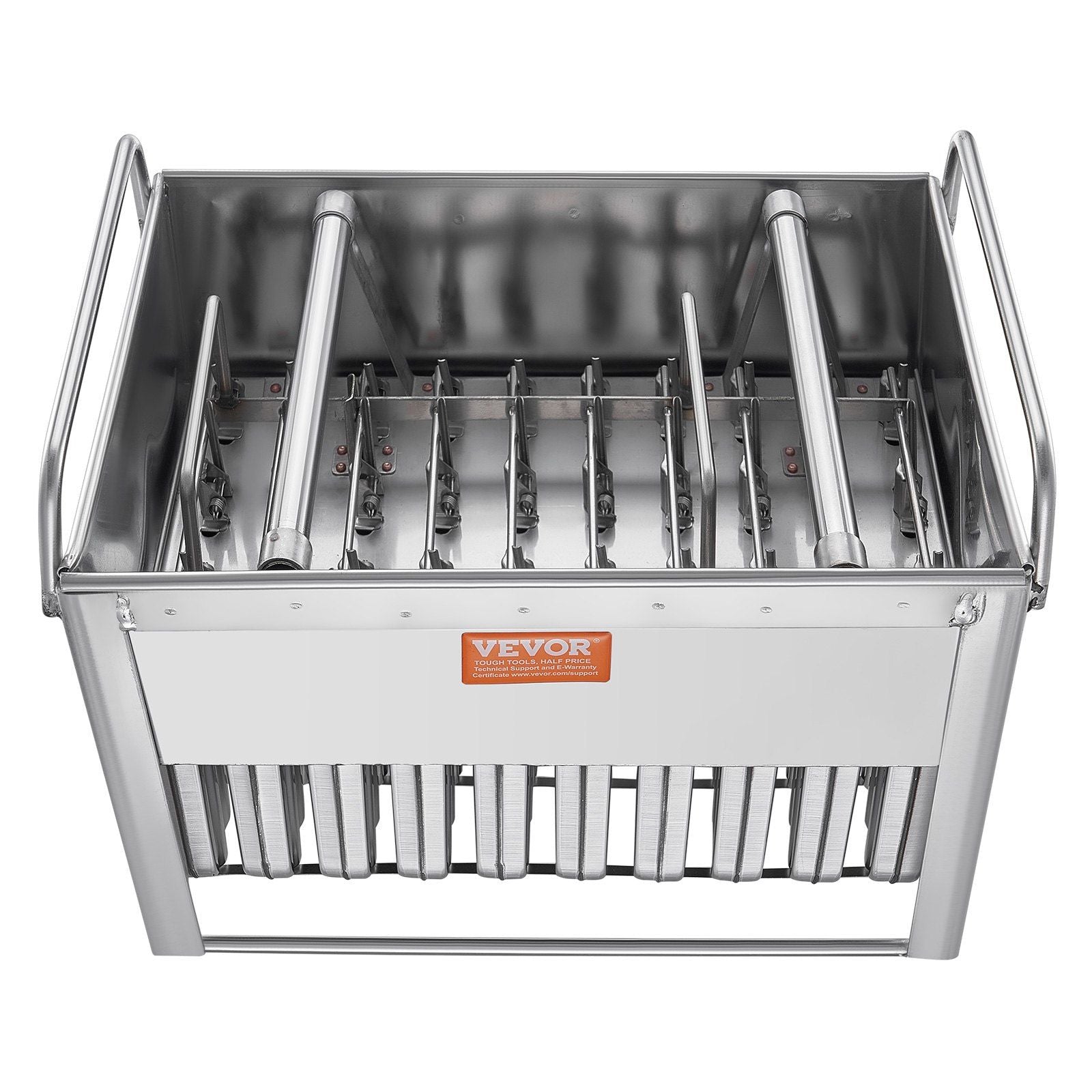 Commercial Popsicle Moulds, 40PCS Round-Head Ice Pop Moulds with Double Slot, Stainless Steel Ice Lolly V952-SYBBMJZFX400HM5XAV0