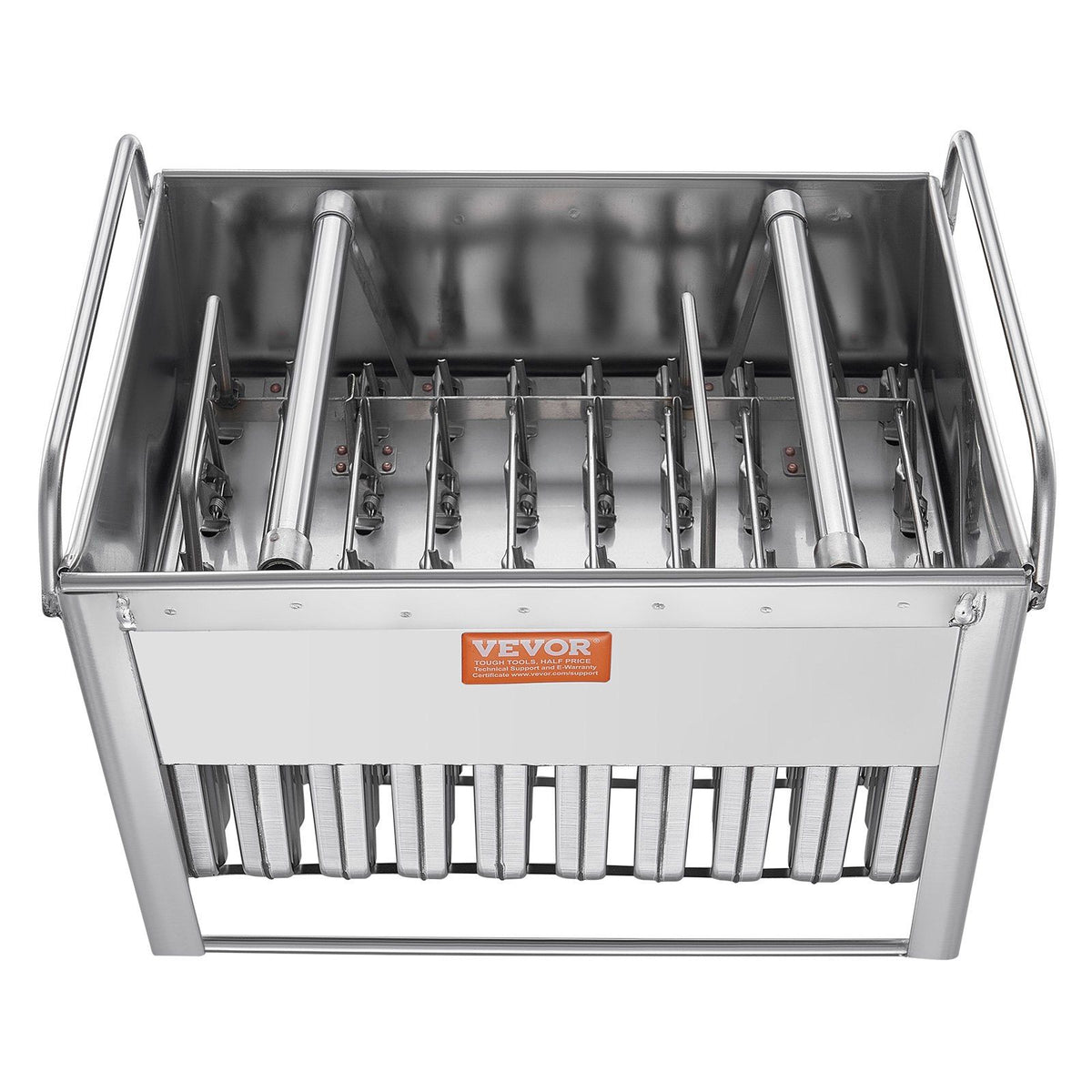 Commercial Popsicle Moulds, 40PCS Round-Head Ice Pop Moulds with Double Slot, Stainless Steel Ice Lolly V952-SYBBMJZFX400HM5XAV0