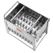 Commercial Popsicle Moulds, 40PCS Round-Head Ice Pop Moulds with Double Slot, Stainless Steel Ice Lolly V952-SYBBMJZFX400HM5XAV0