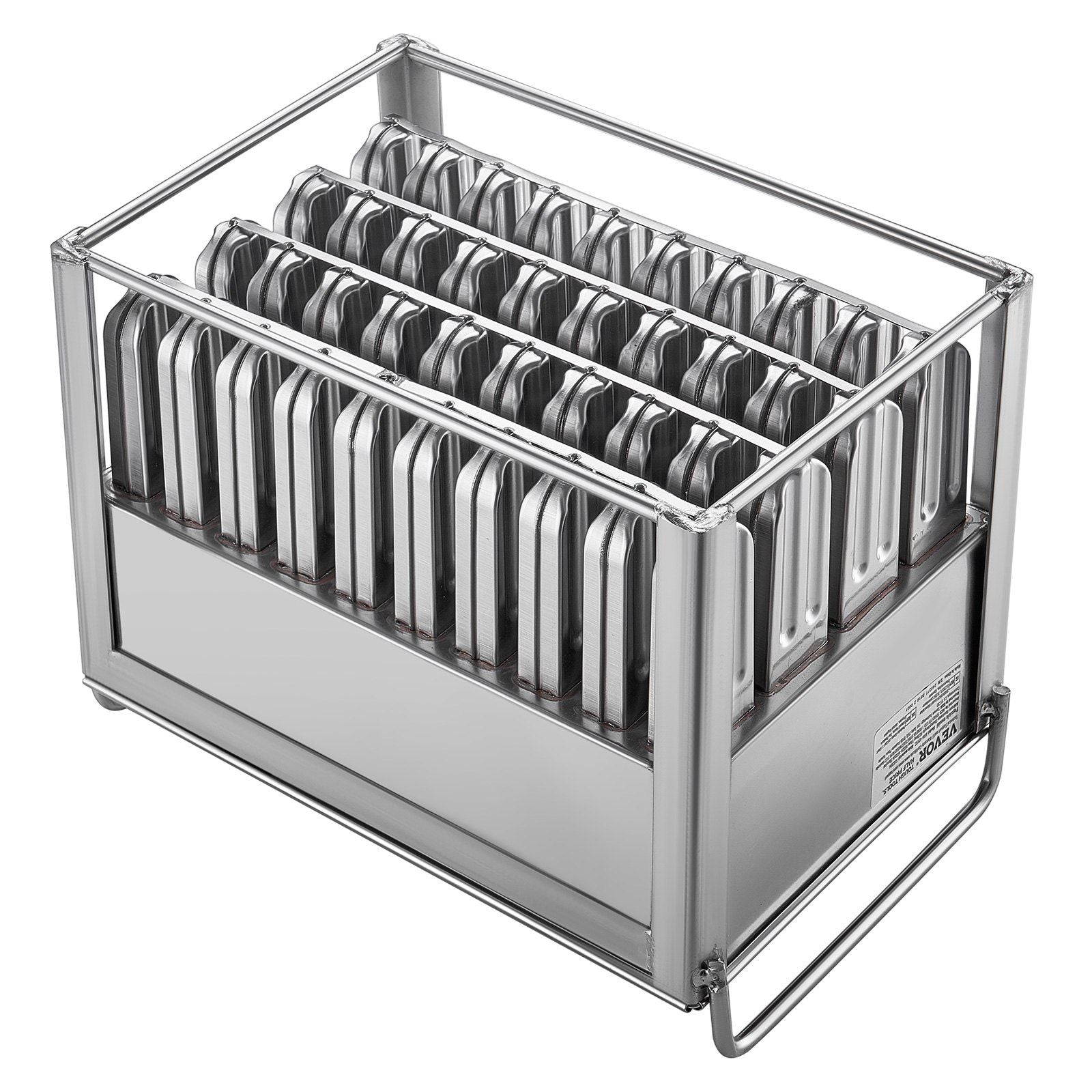 Commercial Popsicle Moulds, 40PCS Round-Head Ice Pop Moulds with Double Slot, Stainless Steel Ice Lolly V952-SYBBMJZFX400HM5XAV0
