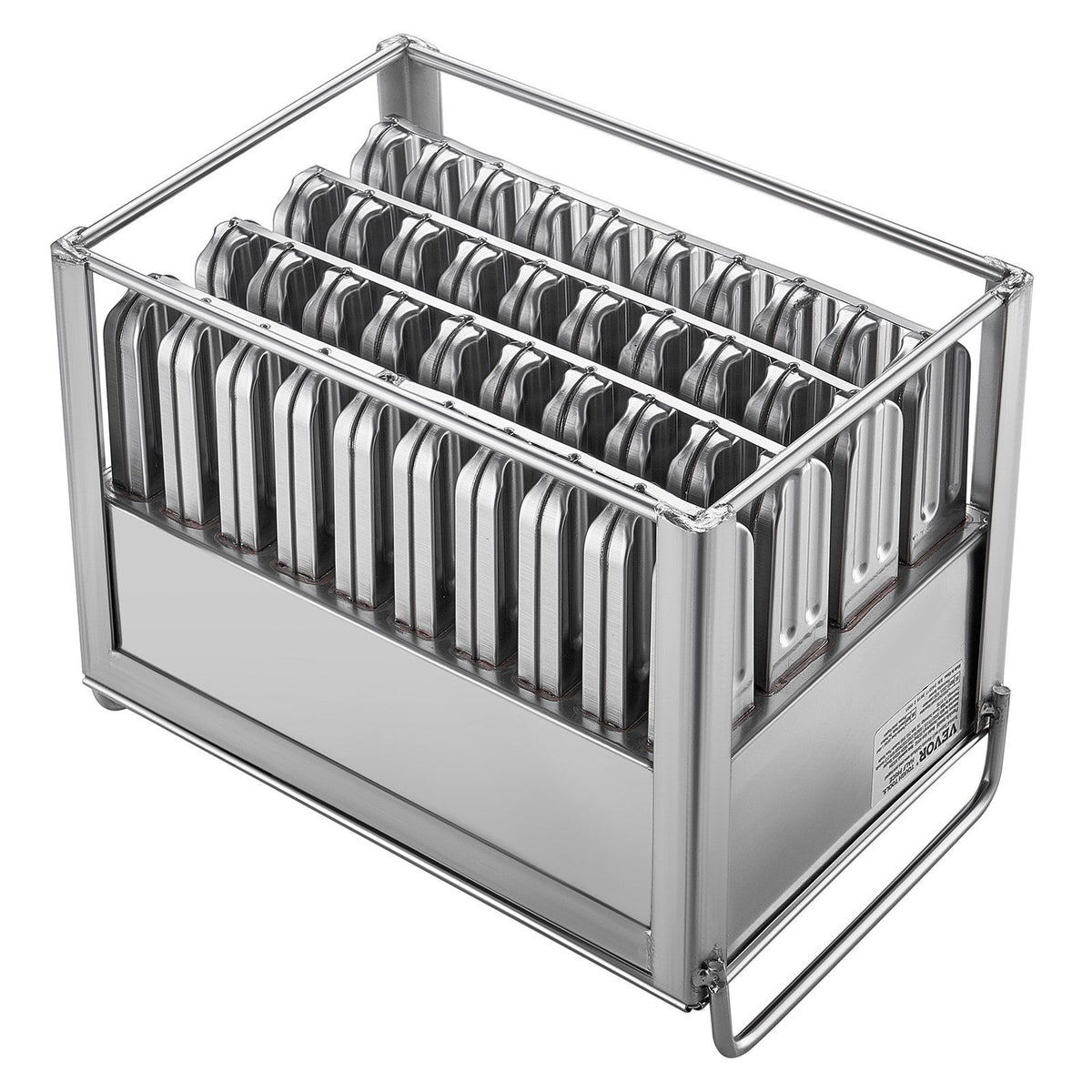 Commercial Popsicle Moulds, 40PCS Round-Head Ice Pop Moulds with Double Slot, Stainless Steel Ice Lolly V952-SYBBMJZFX400HM5XAV0