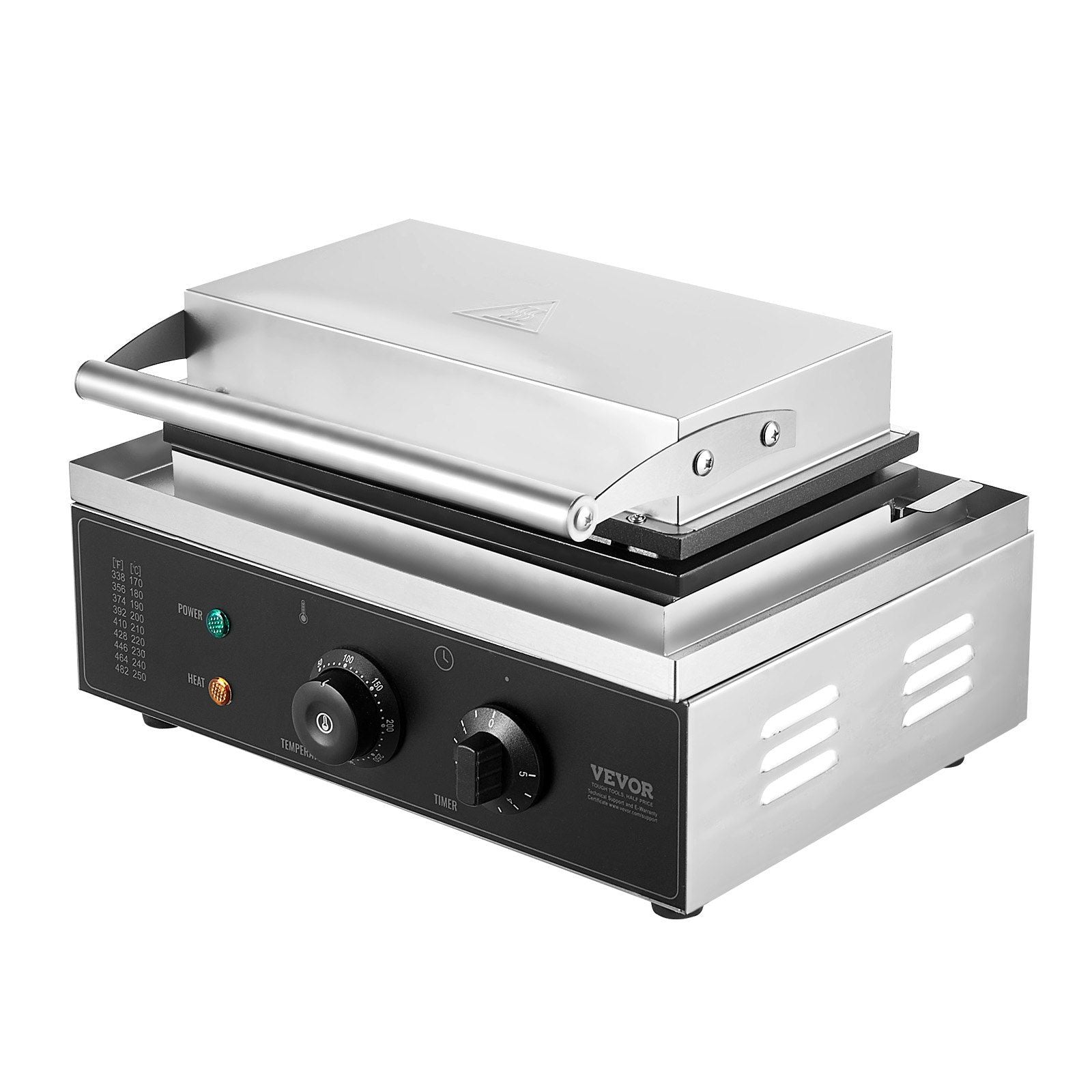 Commercial Waffle Maker, 10PCS Rectangle Waffle Baker Machine, 1550W Non-Stick Stainless Steel Belgian Waffle V952-SYBLSHFBJDP1VHULYV3