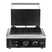 Commercial Waffle Maker, 10PCS Rectangle Waffle Baker Machine, 1550W Non-Stick Stainless Steel Belgian Waffle V952-SYBLSHFBJDP1VHULYV3