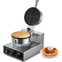 Commercial Waffle Maker, 1230W Round Waffle Baker Machine, Non-Stick Stainless Steel Belgian Waffle Iron with V952-SYBLSHFBJDPFYJ29AV3