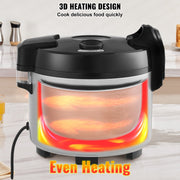Commercial Rice Cooker 60-Cup Non-Stick Pot 13L 12H Keep Warm Restaurant V952-SYDFBLGS13LLIE3JYV3