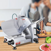 Commercial Meat Slicer, 240W Electric Deli Food Slicer, 10 inch Carbon Steel Blade Electric Food Slicer, V952-SYDRQPJ240W1ZUOPAV3
