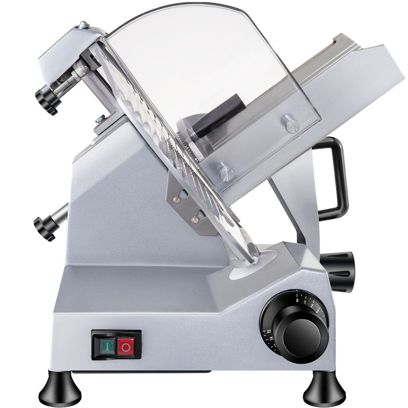 Commercial Meat Slicer, 240W Electric Deli Food Slicer, 10 inch Carbon Steel Blade Electric Food Slicer, V952-SYDRQPJ240W1ZUOPAV3