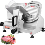 Commercial Meat Slicer, 200W Electric Deli Food Slicer, 350-400RPM Meat Slicer with 8" Carbon Steel Blade, 0 V952-SYDRQPJ240W8WB31UV3