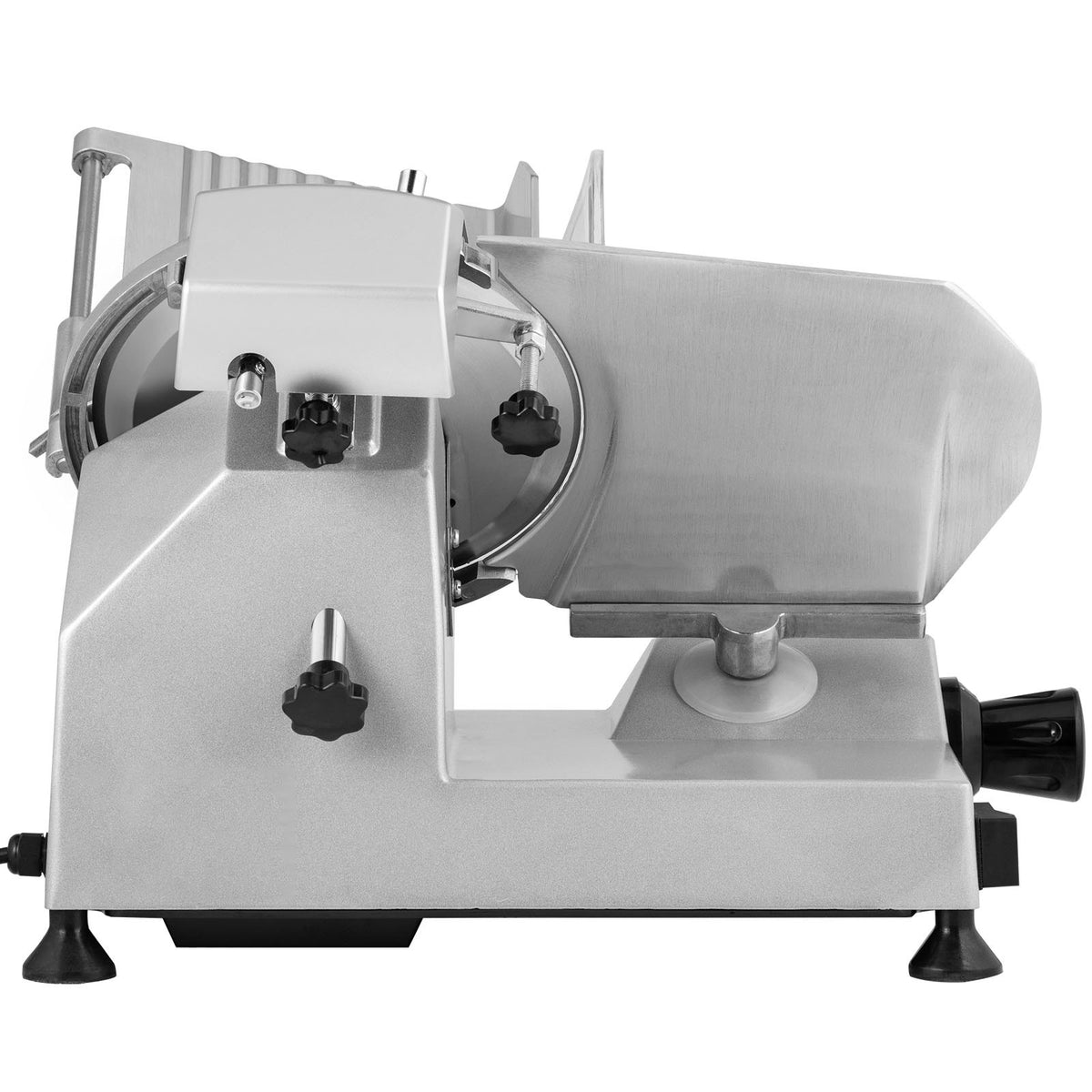 Commercial Meat Slicer, 200W Electric Deli Food Slicer, 350-400RPM Meat Slicer with 8" Carbon Steel Blade, 0 V952-SYDRQPJ240W8WB31UV3