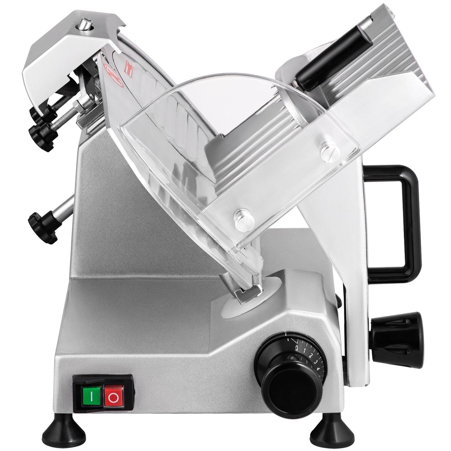 Commercial Meat Slicer, 200W Electric Deli Food Slicer, 350-400RPM Meat Slicer with 8" Carbon Steel Blade, 0 V952-SYDRQPJ240W8WB31UV3