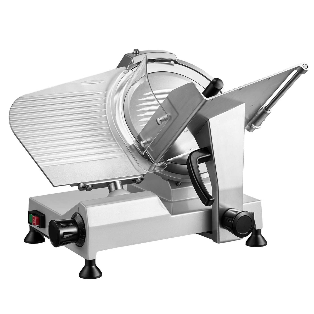 Commercial Meat Slicer, 320W Electric Deli Food Slicer with 300mm Carbon Steel Blade, Built-In Sharpener & V952-SYDRQPJ320WBFUZ7V001V3