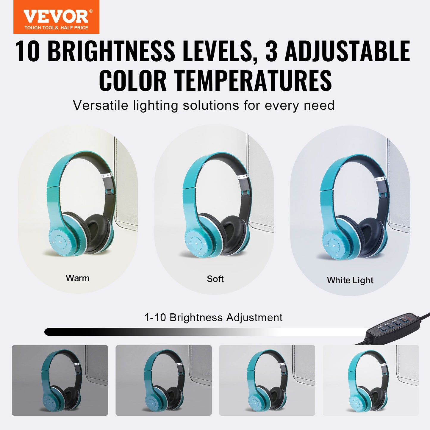 Photo Studio Light Box 3000-5600K 6 Double-Sided Color Backdrops, 31.5 x 31 x 31 cm V952-SYDXNJBH12IN5FUDGV9