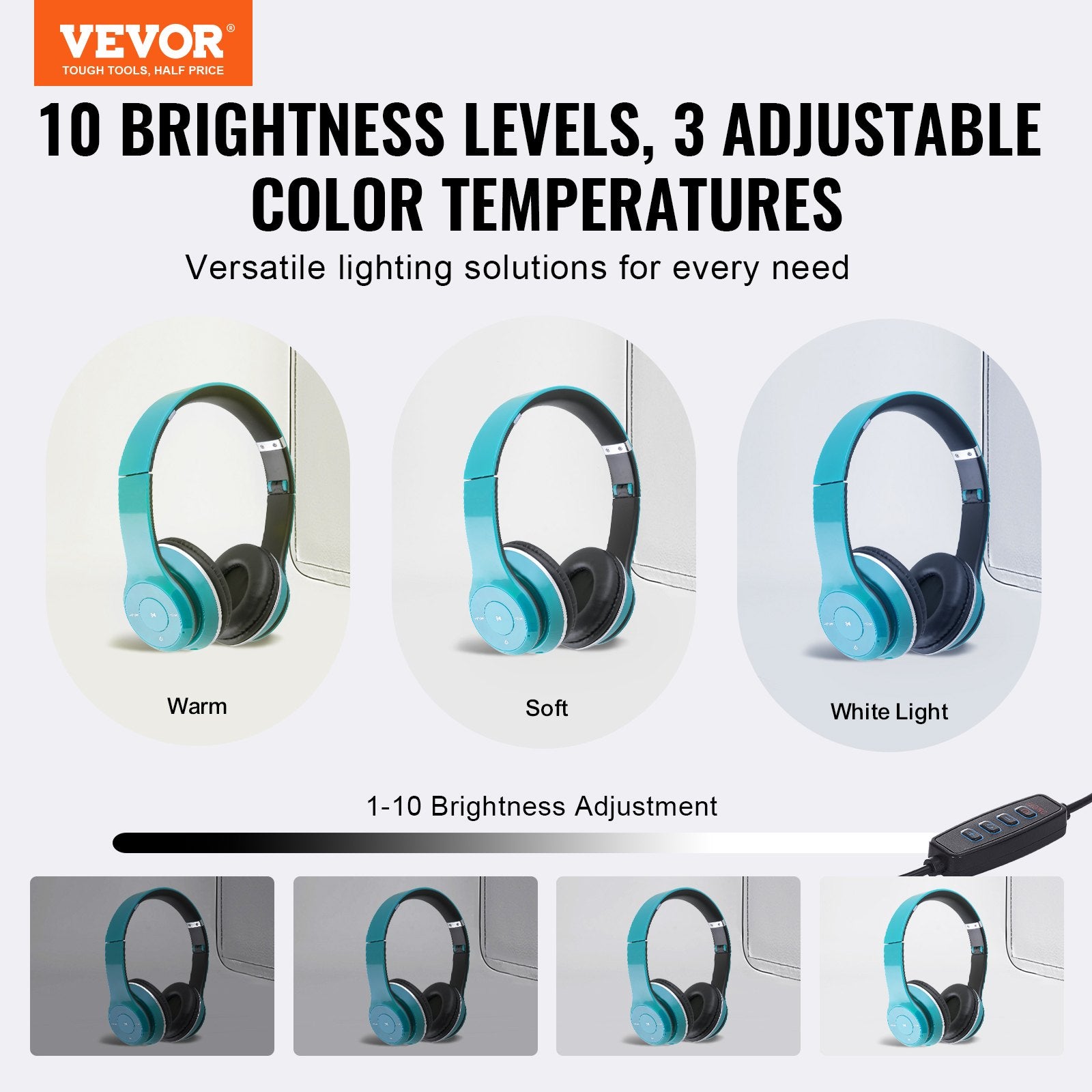 Photo Studio Light Box 3000-5600K 6 Double-Sided Color Backdrops, 31.5 x 31 x 31 cm V952-SYDXNJBH12IN5FUDGV9