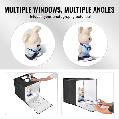 Photo Studio Light Box 3000-5600K Adjustable 3 Color Temperatures, 50.5 x 48.5 x 49.5 cm V952-SYDXNJBH20IN0IEYAV3