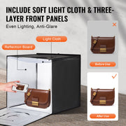 Photo Studio Light Box 3000-5600K Adjustable 3 Color Temperatures, 50.5 x 48.5 x 49.5 cm V952-SYDXNJBH20IN0IEYAV3