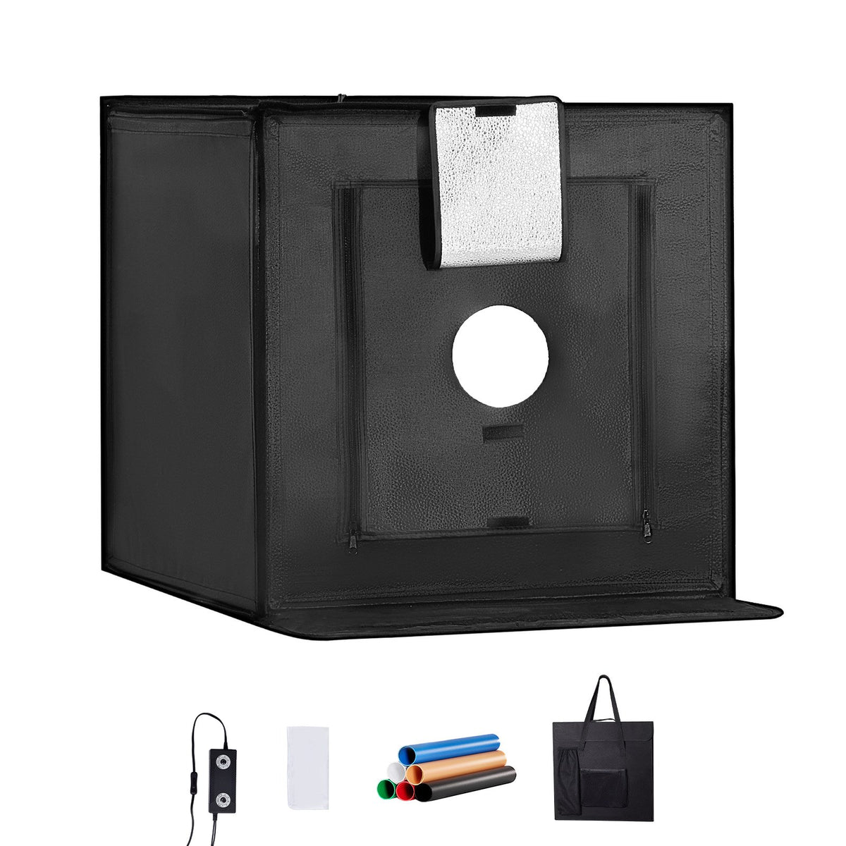Photo Studio Light Box 3000-5600K Adjustable 3 Color Temperatures, 60 x 59 x 60 cm V952-SYDXNJBH24IN272CMV3