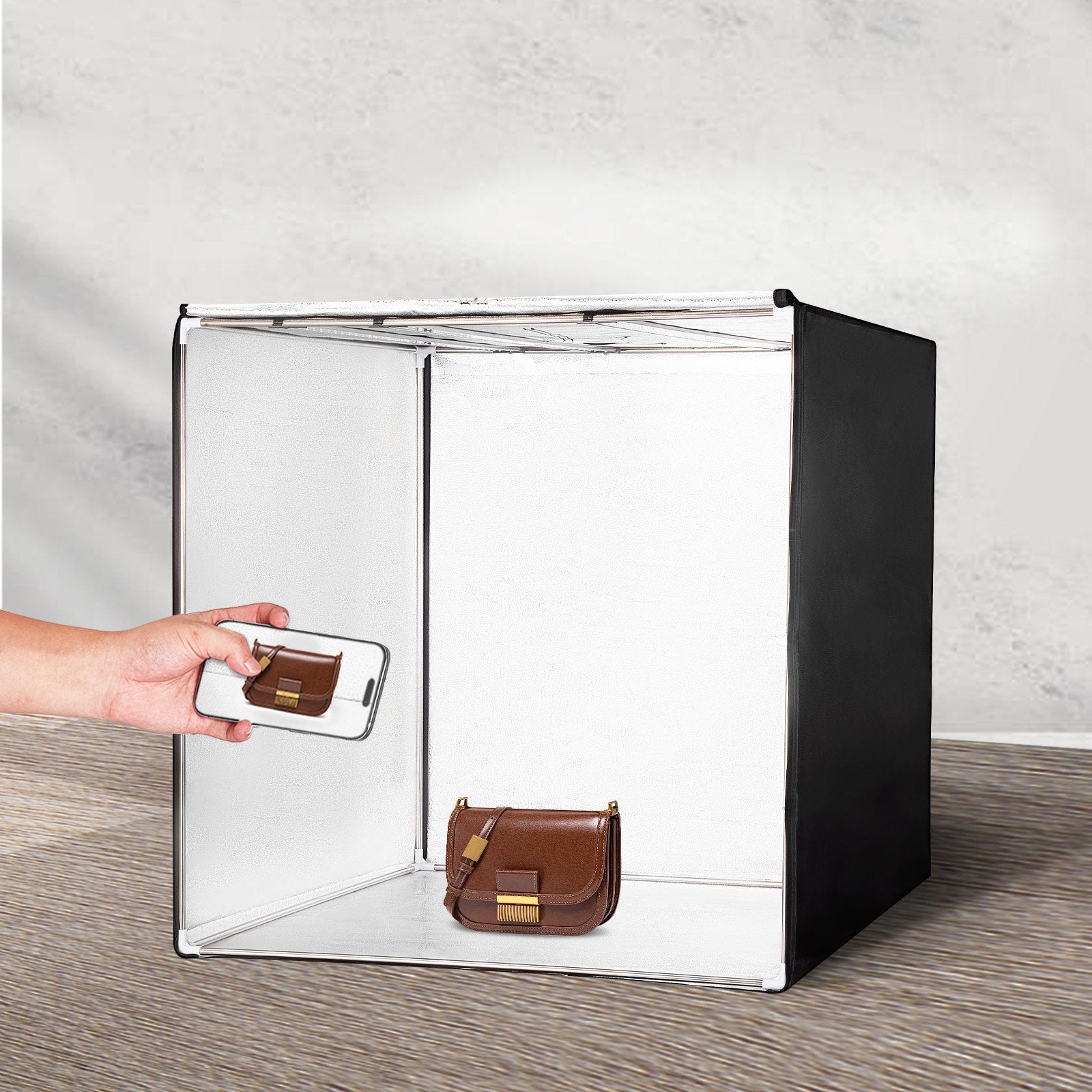 Photo Studio Light Box 5600K with 210 LED Lights Power Adapter, 81.5 x 81.5 x 81.5 cm V952-SYDXNJBH32INLFC4GV3