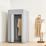 Fitting Room, Dressing Room with Thick Polyester Curtains, Privacy Space with Shading Curtain and a Hook, for V952-SYJFXDLSWHB0ZLMN1001V0
