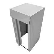 Fitting Room, Dressing Room with Thick Polyester Curtains, Privacy Space with Shading Curtain and a Hook, for V952-SYJFXDLSWHB0ZLMN1001V0