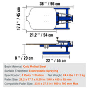 Screen Printing Machine, 1 Color 1 Station Silk Screen Printing Press, 21.2x17.7in / 54x45cm Screen Printing V952-SYJTTSDYZZ11972GBV0