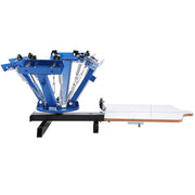 4 Color 1 Station Silk Screening Screenprint Press Screen Printing Machine V952-SYJTTSSYZZ417ZTAWV0