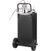 114L Gas Caddy, Fuel Storage Tank with Wheels, Portable Fuel Caddy with Manuel Transfer Pump, Gasoline Diesel V952-SYJYCBXGGJ2307OLTV0