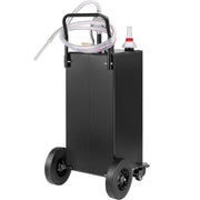 Fuel Caddy Fuel Storage Tank 114L Volume 4 Wheels with Manuel Pump Black V952-SYJYCBXGGJ430U2HZV0