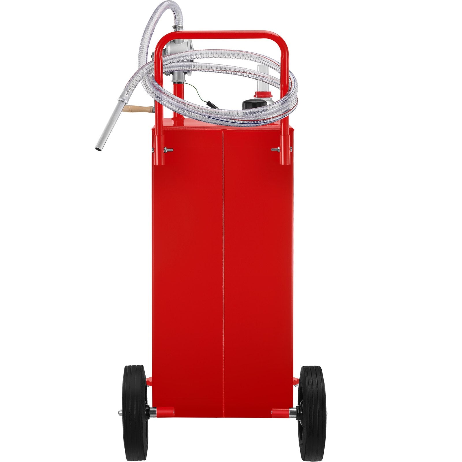114L Fuel Caddy, Gas Storage Tank & 4 Wheels, with Manuel Transfer Pump, Gasoline Diesel Fuel Container for V952-SYJYCHSGJL43081RPV0