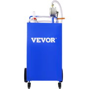 114L Fuel Caddy, Gas Storage Tank & 4 Wheels, with Manuel Transfer Pump, Gasoline Diesel Fuel Container for V952-SYJYCLSGJL4303U9BV0