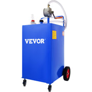 114L Fuel Caddy, Gas Storage Tank & 4 Wheels, with Manuel Transfer Pump, Gasoline Diesel Fuel Container for V952-SYJYCLSGJL4303U9BV0