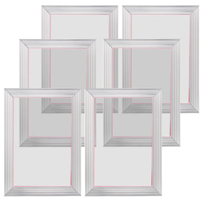 Screen Printing Kit, 6 Pieces Aluminum Silk Screen Printing Frames, 25.4 x 35.6 cm Silk Screen Printing Frame V952-SYKJD61101014X54UV0