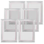 Screen Printing Kit, 6 Pieces Aluminum Silk Screen Printing Frames, 25.4 x 35.6 cm Silk Screen Printing Frame V952-SYKJD61101014X54UV0