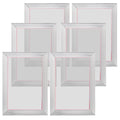 Screen Printing Kit, 6 Pieces Aluminum Silk Screen Printing Frames, 25.4 x 35.6 cm Silk Screen Printing Frame V952-SYKJD61561014ONC9V0