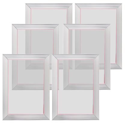 Screen Printing Kit, 6 Pieces Aluminum Silk Screen Printing Frames, 25.4 x 35.6 cm Silk Screen Printing Frame V952-SYKJD61561014ONC9V0