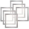 Screen Printing Kit, 6 Pieces Aluminum Silk Screen Printing Frames, 18x20inch Silk Screen Printing Frame with V952-SYKJD61601820YSYRV0