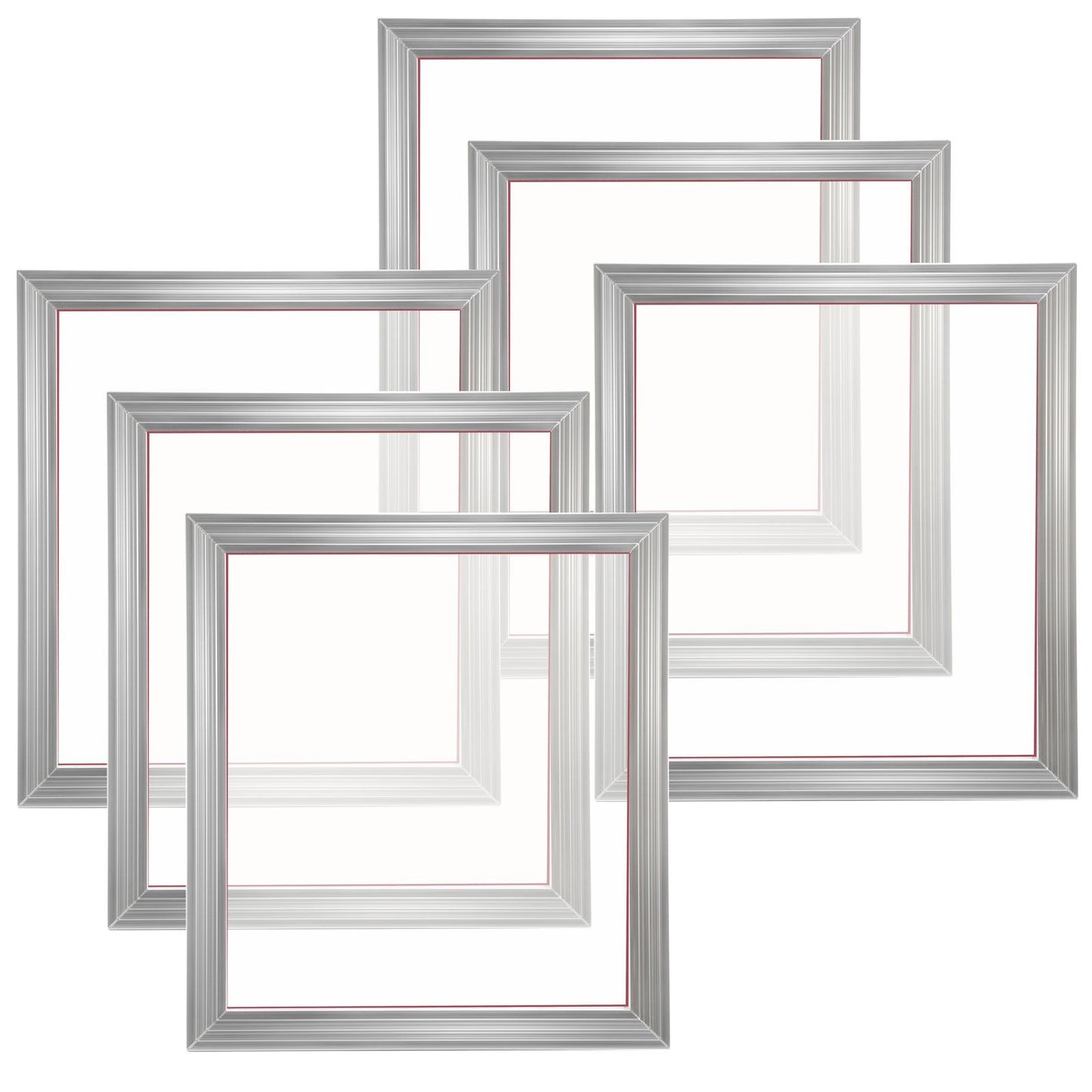 Screen Printing Kit, 6 Pieces Aluminum Silk Screen Printing Frames, 18x20inch Silk Screen Printing Frame with V952-SYKJD61601820YSYRV0