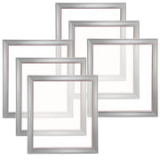 Screen Printing Kit, 6 Pieces Aluminum Silk Screen Printing Frames, 18x20inch Silk Screen Printing Frame with V952-SYKJD61601820YSYRV0
