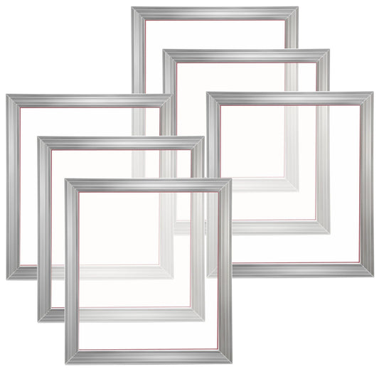 Screen Printing Kit, 6 Pieces Aluminum Silk Screen Printing Frames, 18x20inch Silk Screen Printing Frame with V952-SYKJD61601820YSYRV0