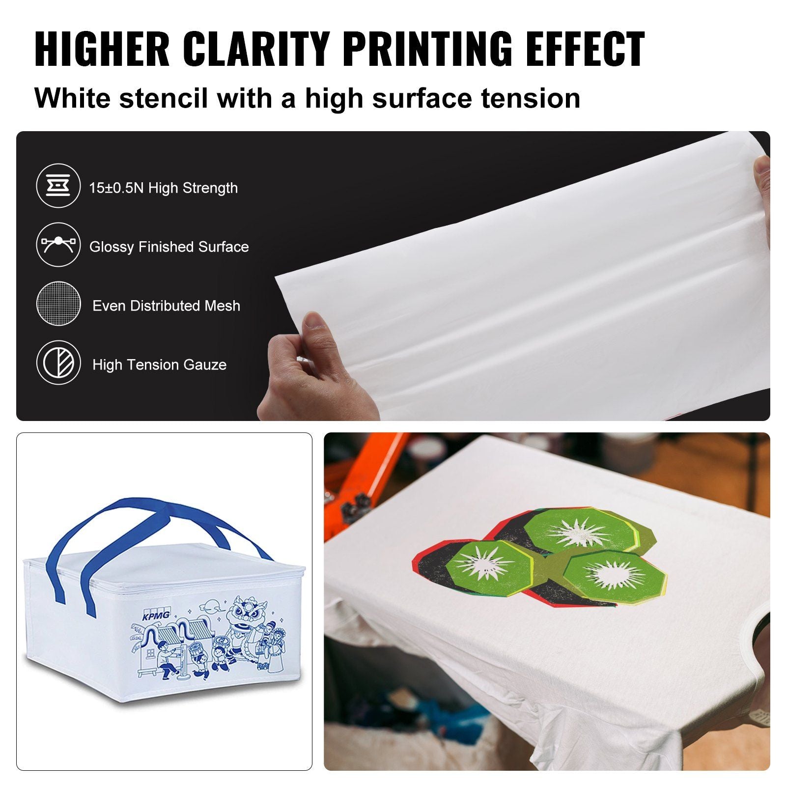 Screen Printing Kit, 6 Pieces Aluminum Silk Screen Printing Frames, 18x20inch Silk Screen Printing Frame with V952-SYKJD61601820YSYRV0