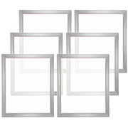 Screen Printing Kit, 6 Pieces Aluminum Silk Screen Printing Frames, 20x24inch Silk Screen Printing Frame with V952-SYKJD616020246S9BV0