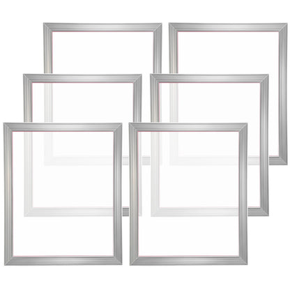 Screen Printing Kit, 6 Pieces Aluminum Silk Screen Printing Frames, 20x24inch Silk Screen Printing Frame with V952-SYKJD616020246S9BV0