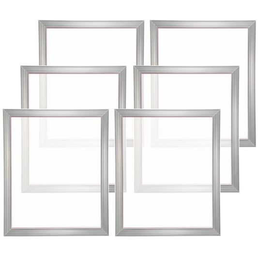 Screen Printing Kit, 6 Pieces Aluminum Silk Screen Printing Frames, 20x24inch Silk Screen Printing Frame with V952-SYKJD616020246S9BV0