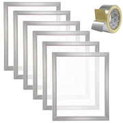 Screen Printing Kit, 6 Pieces Aluminum Silk Screen Printing Frames, 20x24inch Silk Screen Printing Frame with V952-SYKJD616020246S9BV0