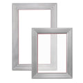 Screen Printing Kit, 2 Pieces Aluminum Silk Screen Printing Frames20.3 x 25.4/25.4 x 35.6cm 110 Count Mesh, 2 V952-SYKJZHCCG21109HX0V0
