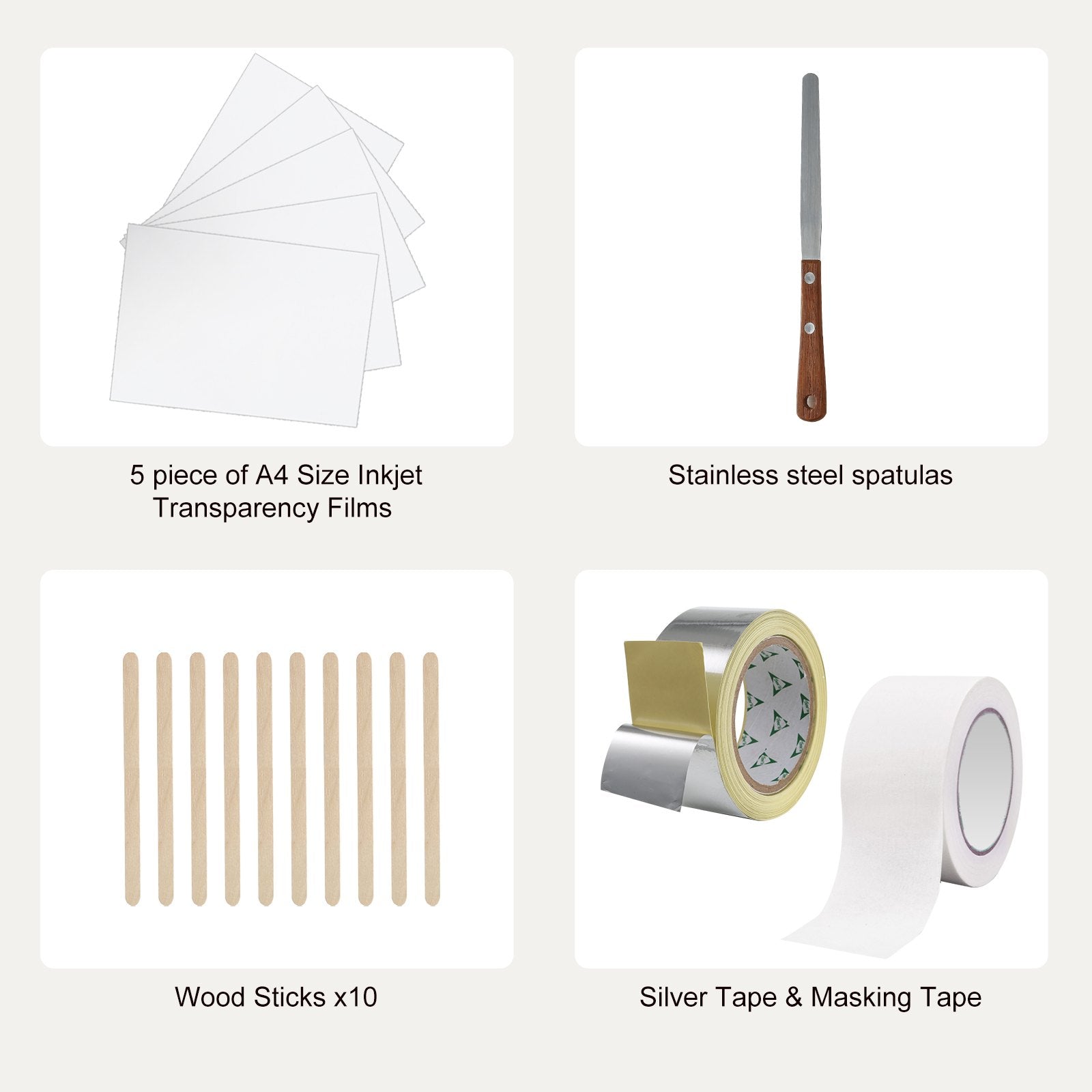 Screen Printing Kit, 2 Pieces Aluminum Silk Screen Printing Frames20.3 x 25.4/25.4 x 35.6cm 110 Count Mesh, 2 V952-SYKJZHCCG21109HX0V0