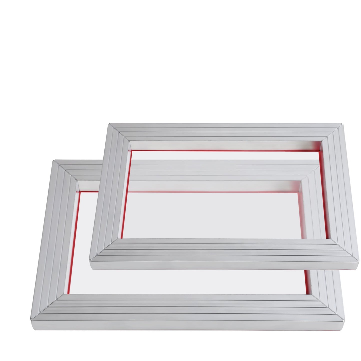 Screen Printing Kit, 2 Pieces Aluminum Silk Screen Printing Frames20.3 x 25.4/25.4 x 35.6cm 110 Count Mesh, 2 V952-SYKJZHCCG21109HX0V0
