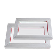 Screen Printing Kit, 2 Pieces Aluminum Silk Screen Printing Frames20.3 x 25.4/25.4 x 35.6cm 110 Count Mesh, 2 V952-SYKJZHCCG21109HX0V0