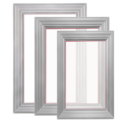 Screen Printing Kit, 3 Pieces Aluminum Silk Screen Printing Frames 25x36/20x30/15x25 cm 110 Count Mesh, 5 V952-SYKJZHCCG3110ZNMRV0