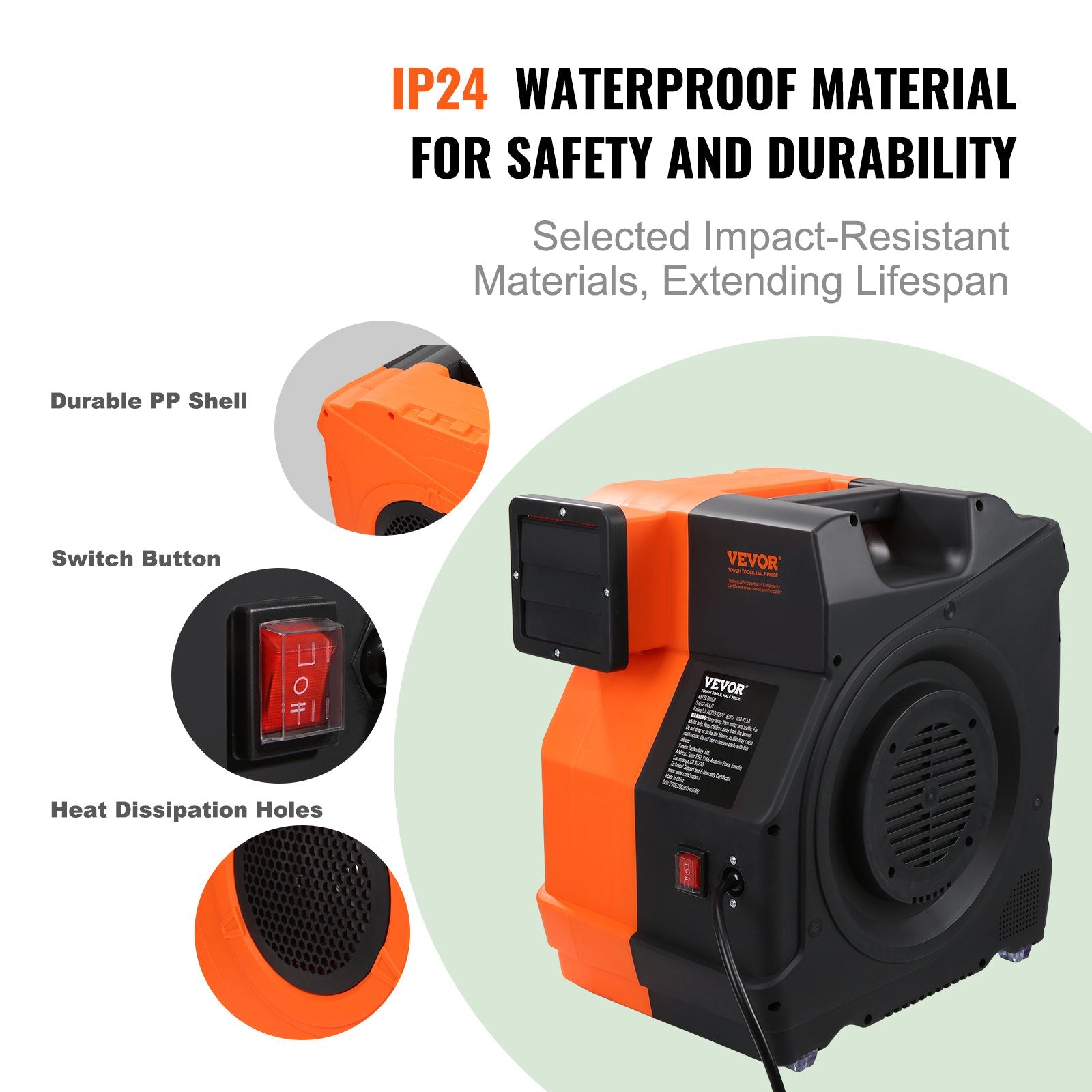Inflatable Blower, 1100W, 1.5 & 1.7 HP Bounce House Blower, Pump Commercial Air Blower for Inflatables, 3100 V952-SYQM1100W74M2G16HV3